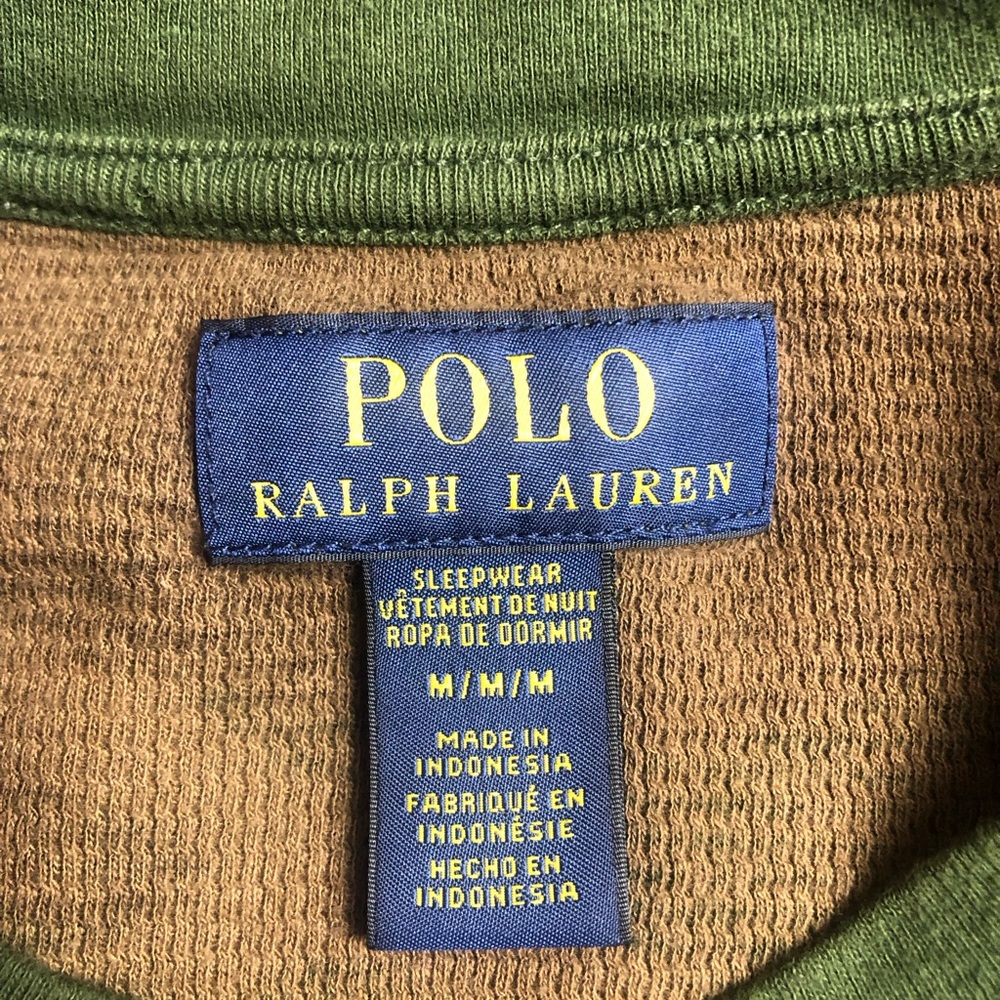 Polo Ralph Lauren Men’s Camo Thermal Long Sleeve Top - Picture 7 of 10